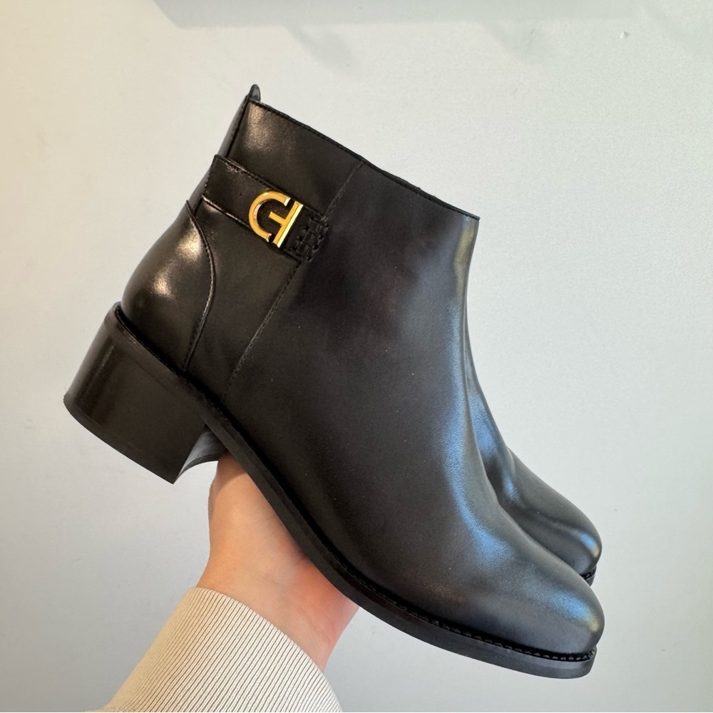 NWOT Cole Haan Holis Buckle Bootie‎ in Black Size 8B